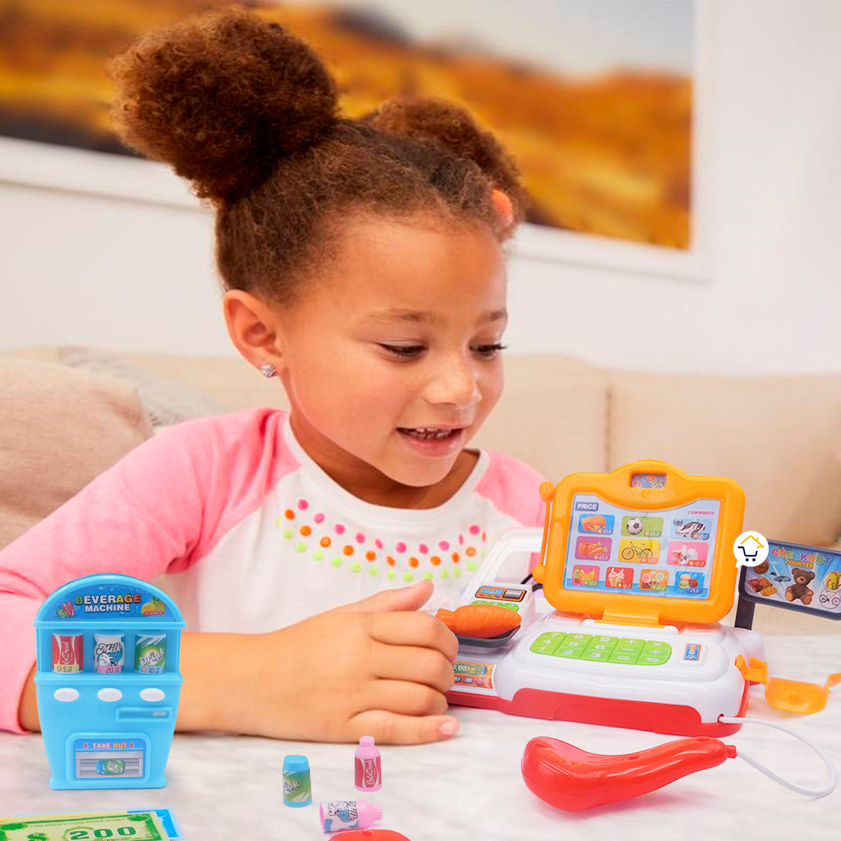 Miniatura 2 de Set Caja Registradora Juguete 77710